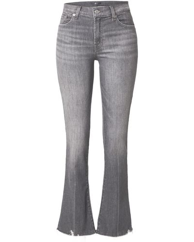7 For All Mankind Jeans 'tailorless reflection' - Grau