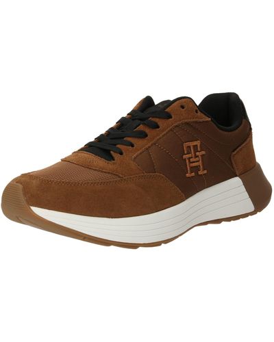 Tommy Hilfiger Sneaker 'classic elevated runner' - Braun