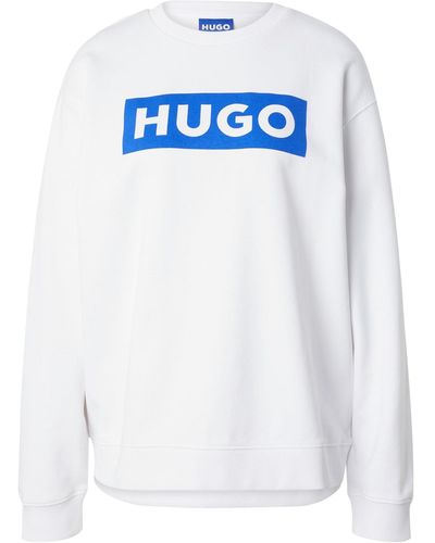 HUGO Sweatshirt 'classic' - Weiß