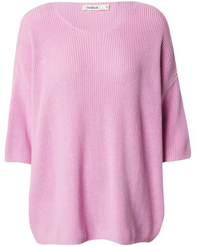 Soaked In Luxury Pullover 'tuesday' - Pink