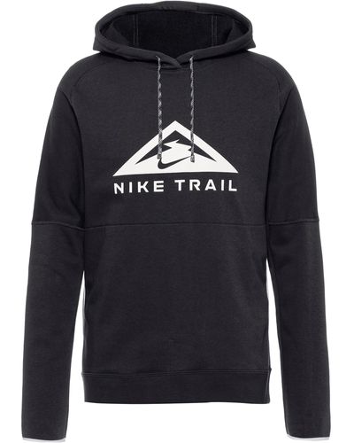 Nike Sportsweatshirt 'df trail' - Blau
