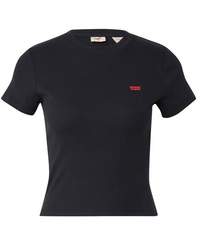 Levi's T-shirt 'essential sporty' - Schwarz