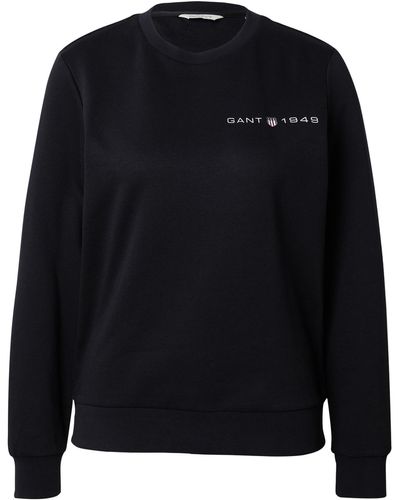 GANT Sweatshirt (1-tlg) Plain/ohne Details - Blau