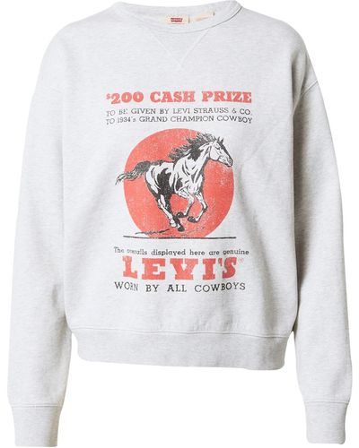 Levi's Sweatshirt 'graphic heritage crew' - Blau
