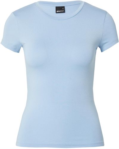 Gina Tricot T-shirt - Blau