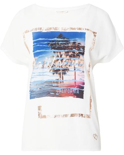 Key Largo T-shirt 'californiacation' - Weiß