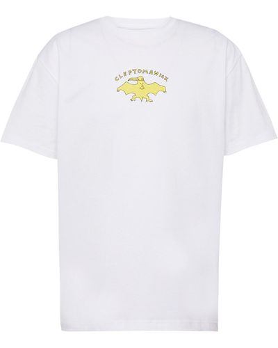 CLEPTOMANICX T-shirt 'ghost' - Weiß