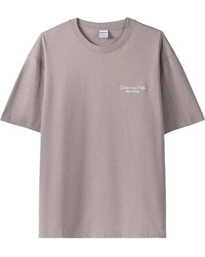 Bershka T-shirt - Grau
