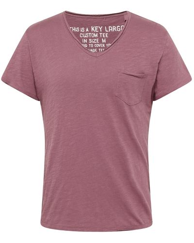 Key Largo T-shirt 'water' - Pink