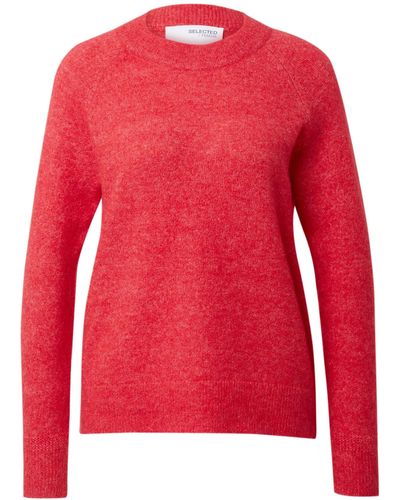 SELECTED Pullover 'lulu' - Rot