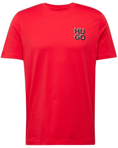 HUGO T-shirt 'dimoniti' - Rot