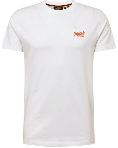 Superdry T-shirt 'essential' - Weiß