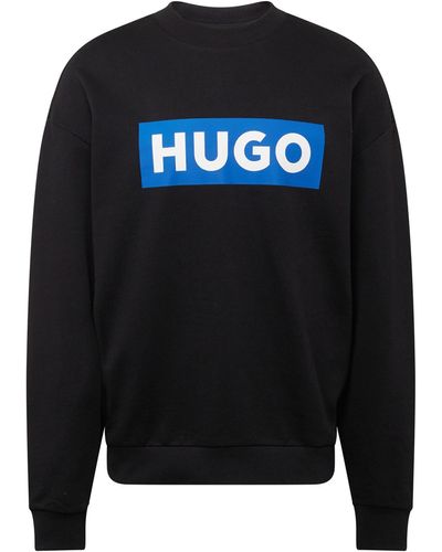 HUGO Sweatshirt 'niero' - Blau