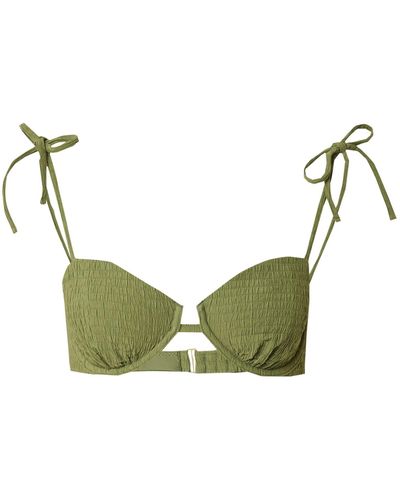 Abercrombie & Fitch Bikinitop - Grün