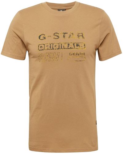 G-Star RAW T-shirt - Natur