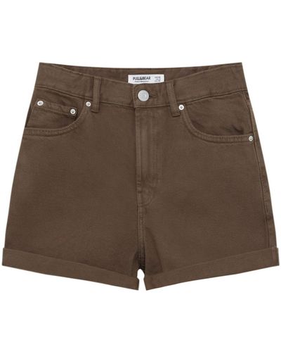 Pull&Bear Shorts - Braun