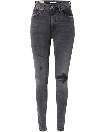 Levi's Jeans 'mile high super skinny' - Grau