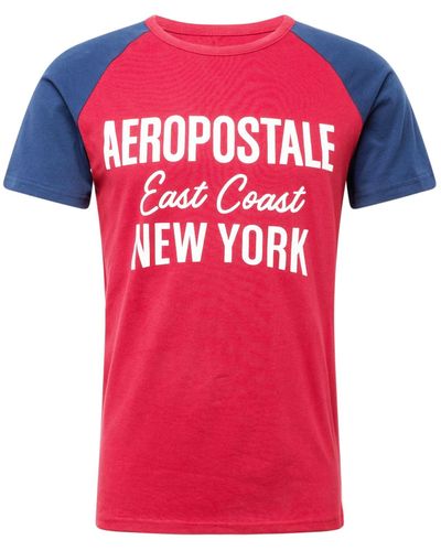 Aéropostale T-shirt 'east coast' - Rot