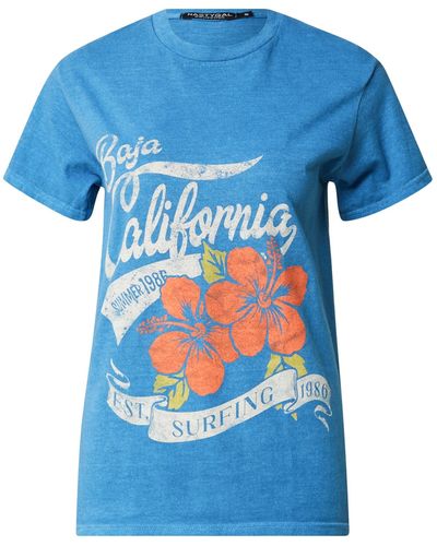 Nasty Gal T-shirt 'california surfing' - Blau
