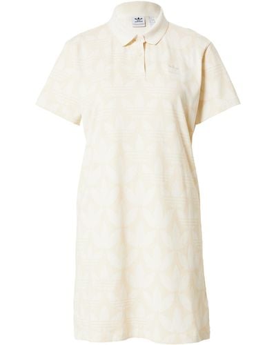adidas Originals Kleid 'trefoil monogram' - Weiß