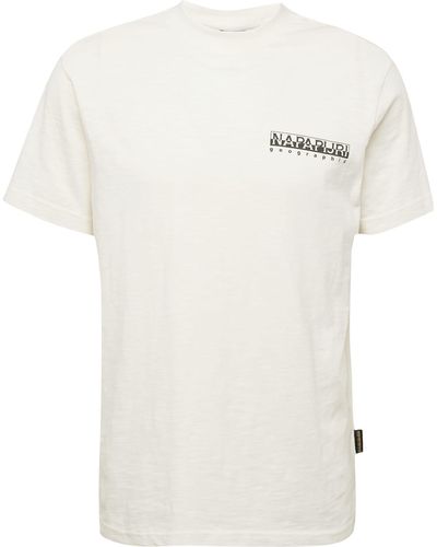 Napapijri T-shirt 'martre' - Weiß