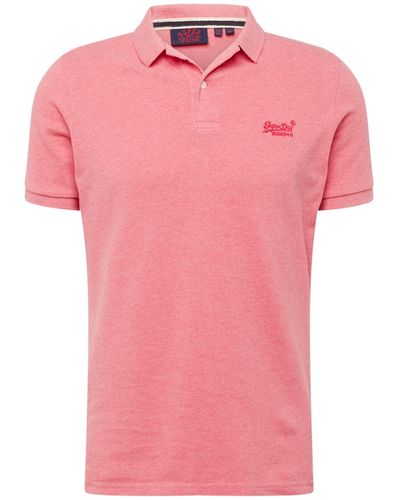 Superdry Poloshirt 'classic' - Pink