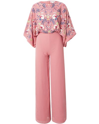 Frock and Frill Jumpsuit - Pink