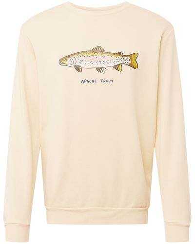 Shiwi Sweatshirt 'go fish' - Natur