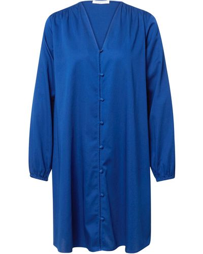 Knowledge Cotton Kleid (gots) - Blau