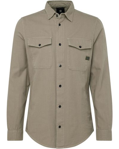 G-Star RAW Hemd 'marine' - Grau