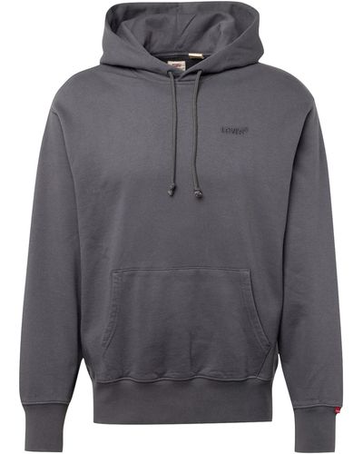 Levi's Sweatshirt 'the authentic hoodie' - Grau