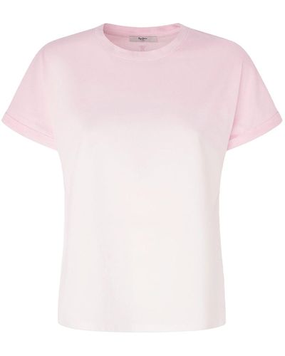 Pepe Jeans T-shirt 'lourdes' - Pink