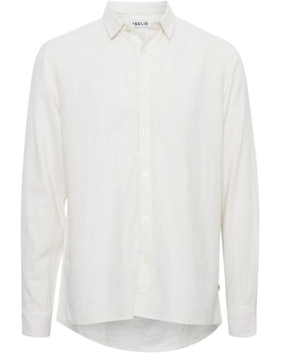 Solid Hemd 'enea' - Weiß