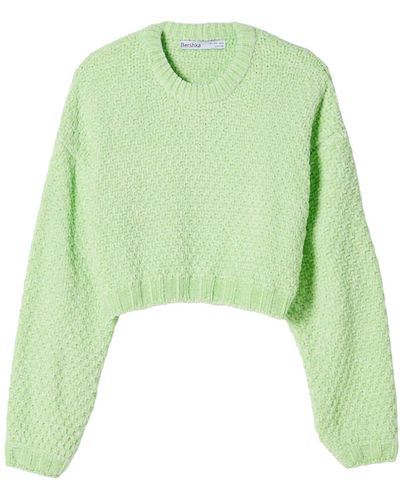 Bershka Pullover - Grün