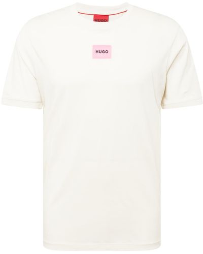 HUGO T-shirt 'diragolino' - Weiß