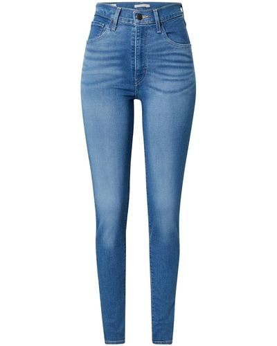Levi's Jeans 'mile high super skinny' - Blau