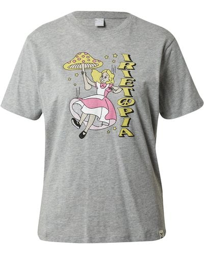 Iriedaily T-shirt 'alicetopia' - Grau