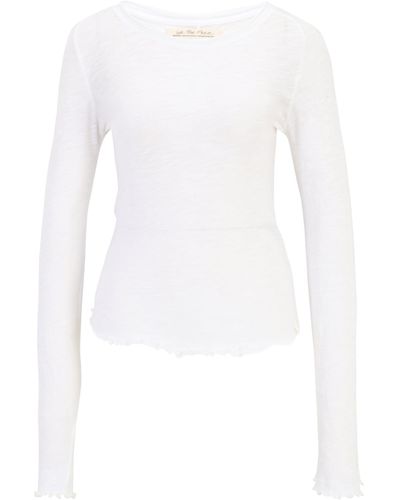 Free People Shirt 'be my baby' - Weiß