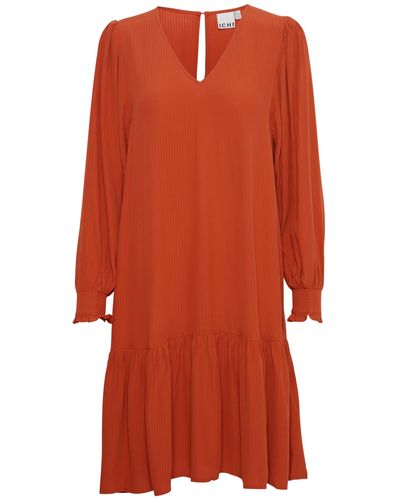 Ichi Kleid 'calova' - Orange