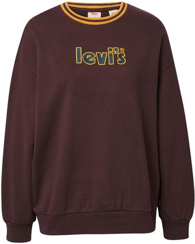 Levi's Sweatshirt 'graphic prism' - Lila