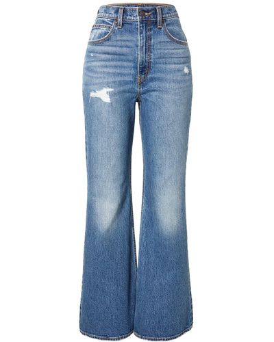 Levi's Jeans "70s high flare dark indigo - worn in" - Blau