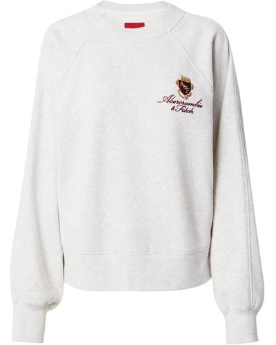 Abercrombie & Fitch Sweatshirt 'classic sunday' - Weiß