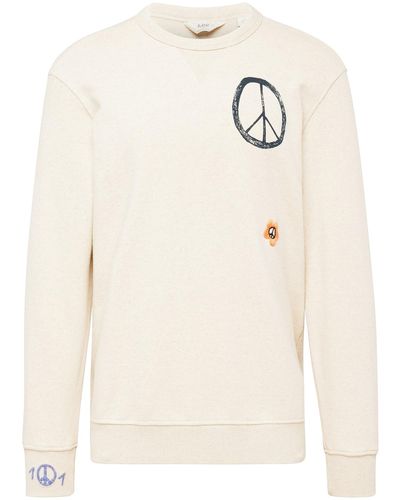 Lee Jeans Sweatshirt '101' - Weiß