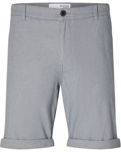 SELECTED Shorts 'luton' - Grau