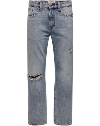 Only & Sons Jeans 'edge' - Blau