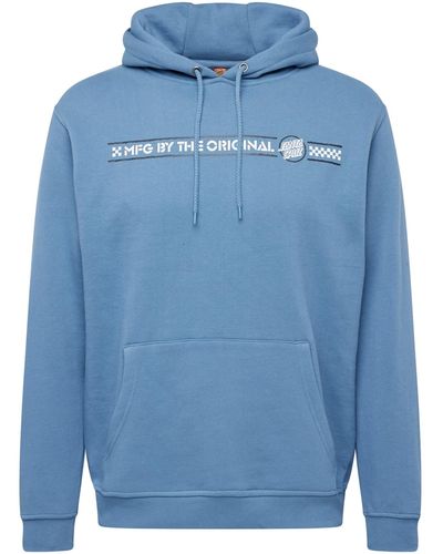 Santa Cruz Sweatshirt 'breaker dot' - Blau