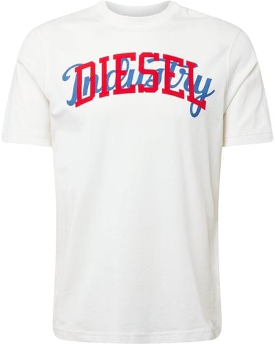 DIESEL T-shirt 'just n10' - Weiß