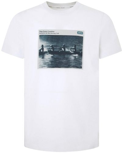 Pepe Jeans T-shirt 'ciel' - Weiß