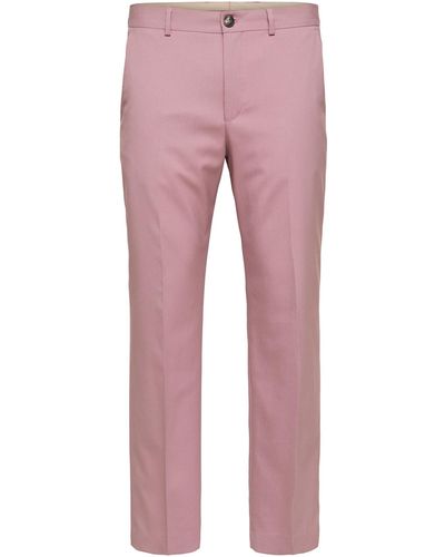 SELECTED Hose 'liam' - Pink