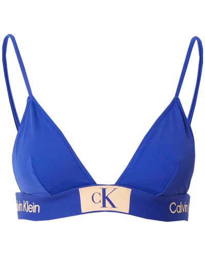 Calvin Klein Bikinitop - Blau